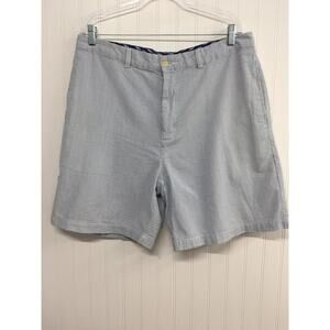 Vineyard Vines by Shep & Ian Men’s Blue White Seersucker Shorts Size 36